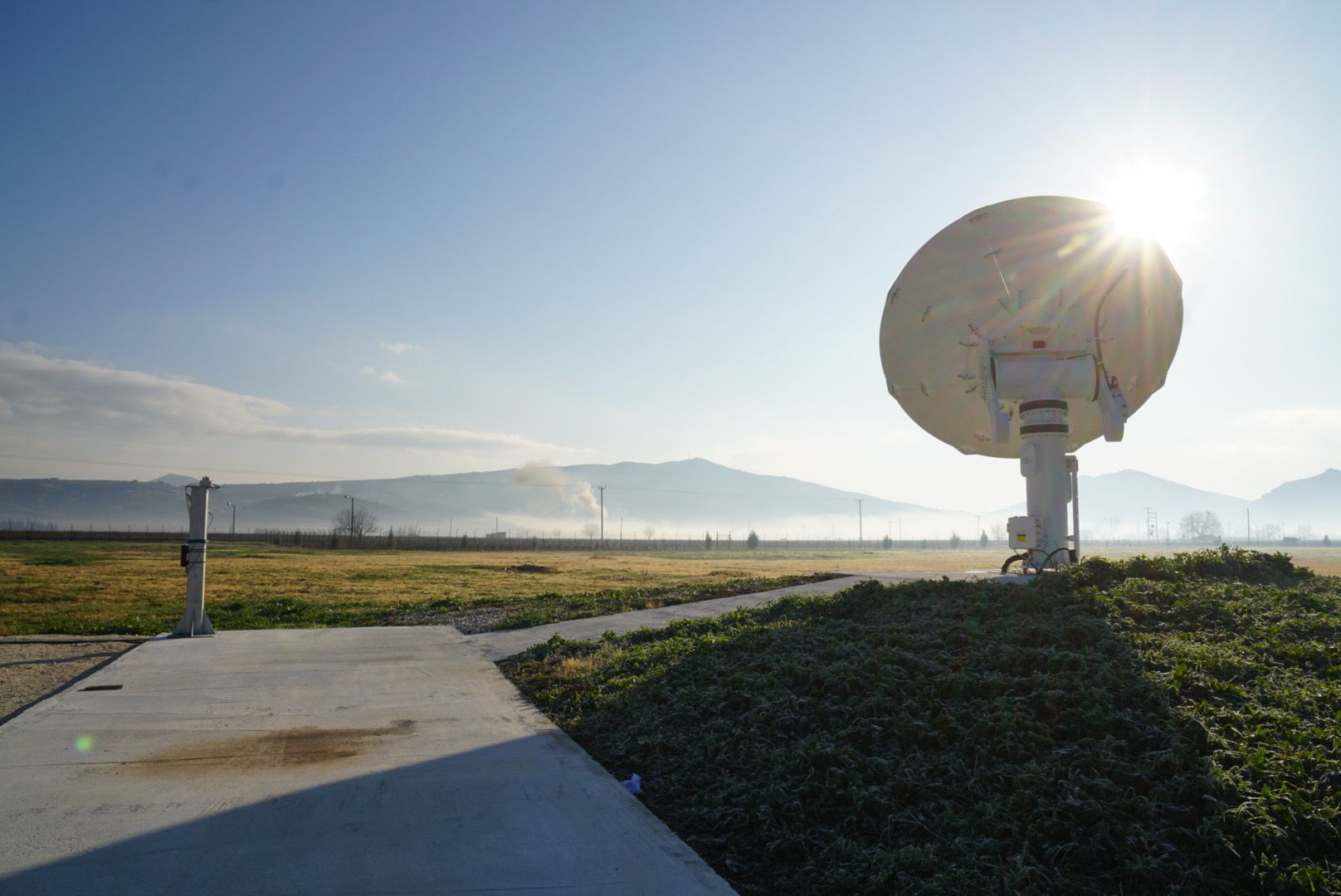 Κεραία επίγειου σταθμού KSAT, Ελλάδα