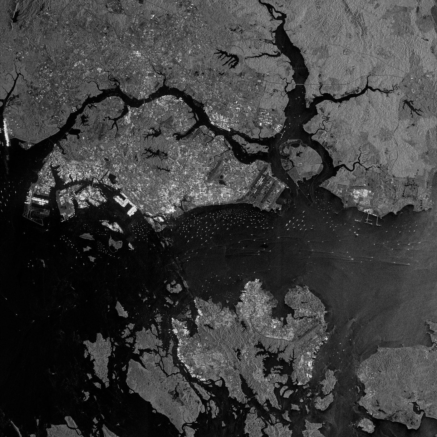 Ακτογραμμή, στενά και αγκυροβόλια, X-band